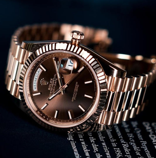 Luxury Everose Gold with Chocolate Dial Men's Watch