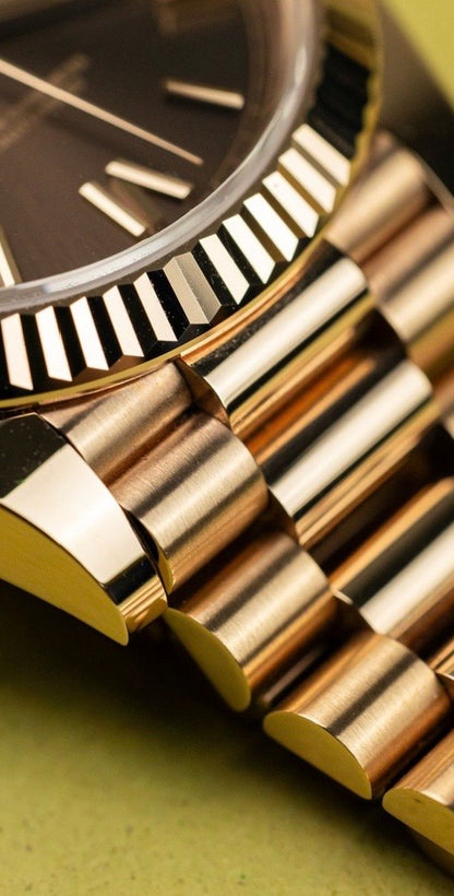 Luxury Everose Gold with Chocolate Dial Men's Watch